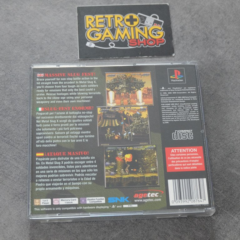 Metal Slug X Sony