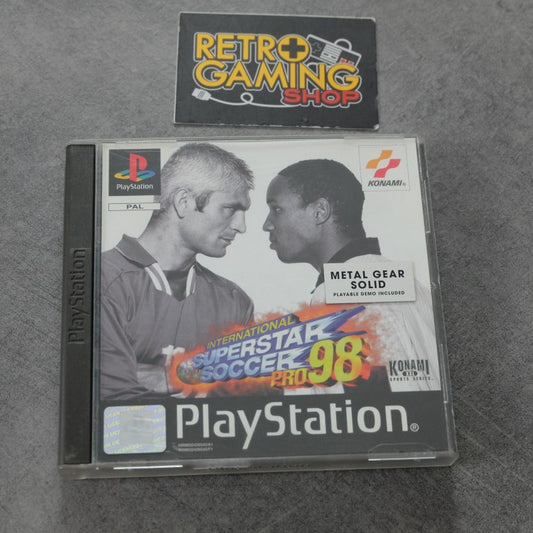 International Superstar Soccer Pro 98 + Demo MGS Sony