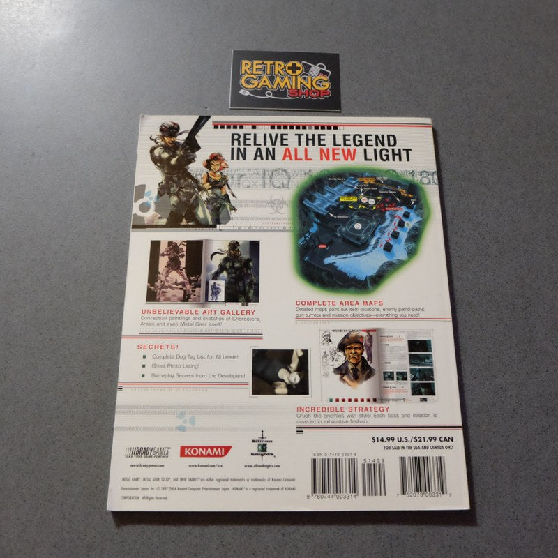 Vendita Metal Gear Solid The Twin Snakes Official Strategy Guide - Retrogaming Shop