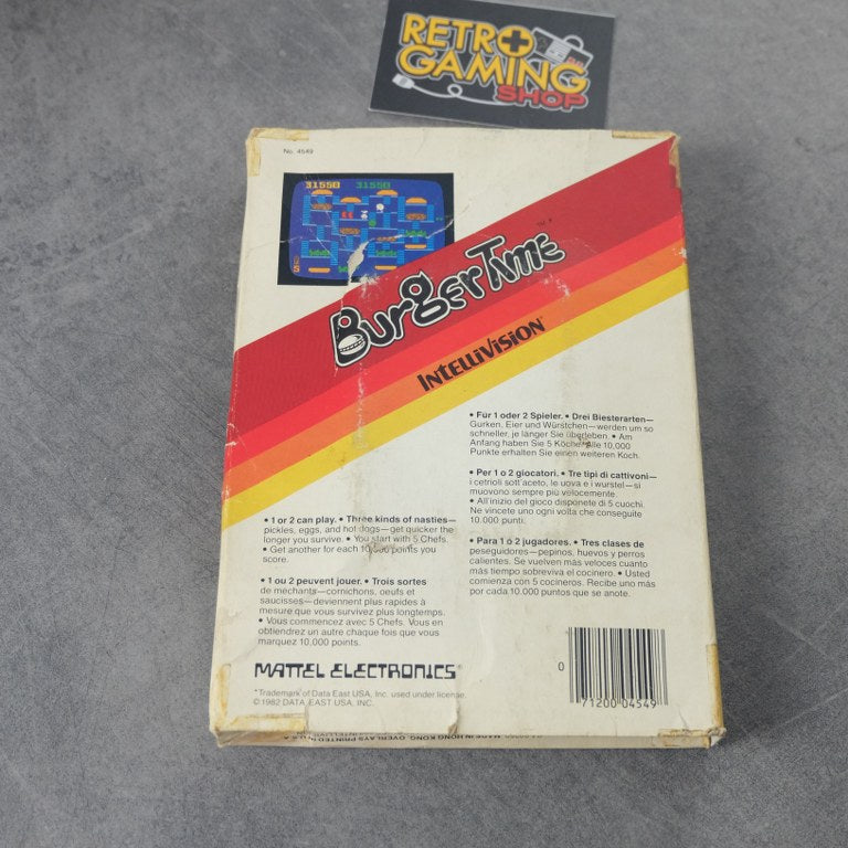 Vendita Burger Time - Retrogaming Shop