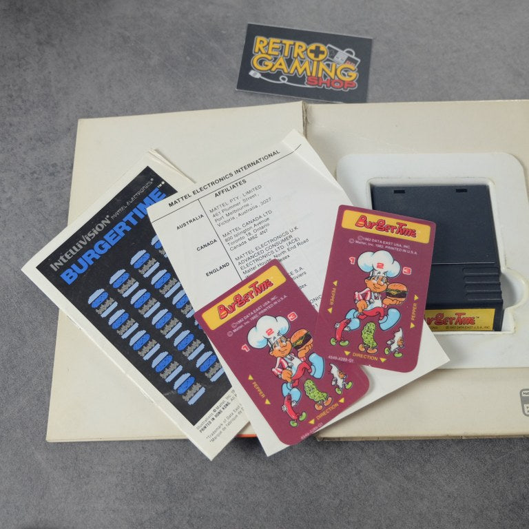 Vendita Burger Time - Retrogaming Shop