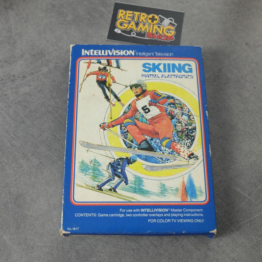 Skiing Intellivision Mattel
