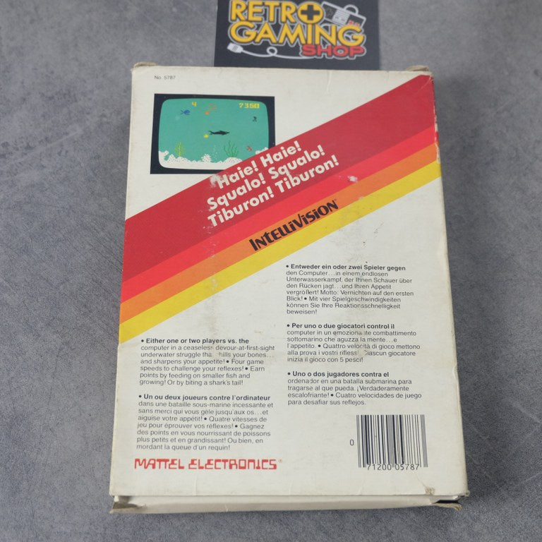 Shark! Shark! Intellivision Mattel