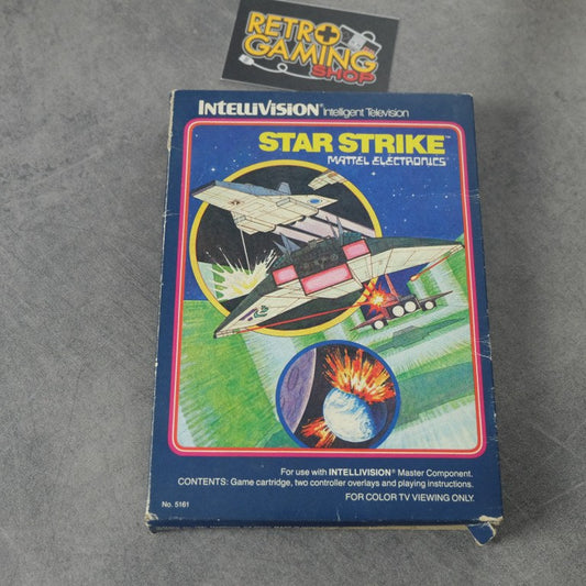 Star Strike Intellivision Mattel
