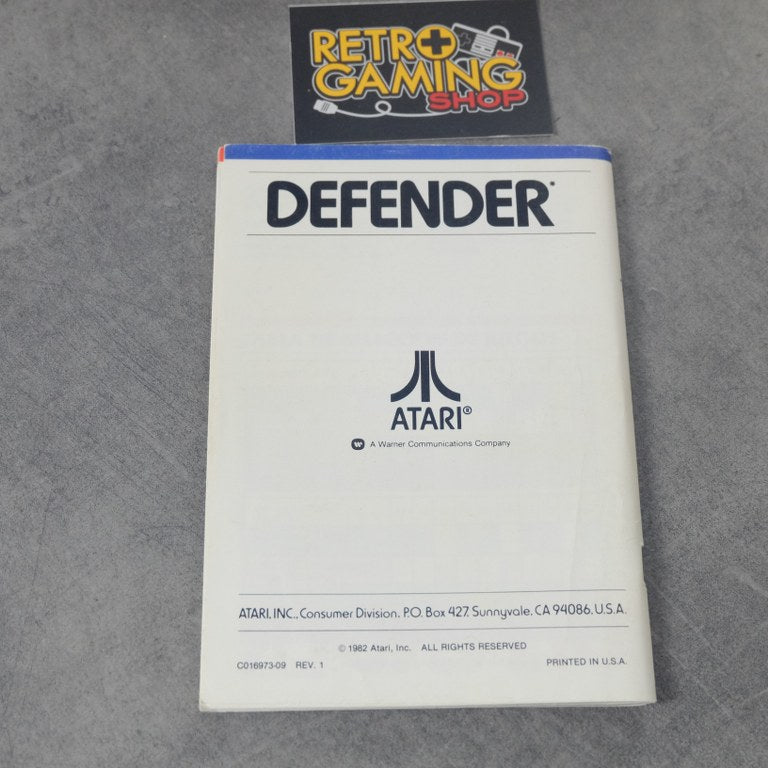 Vendita Libretto Defender Atari 2600 - Retrogaming Shop