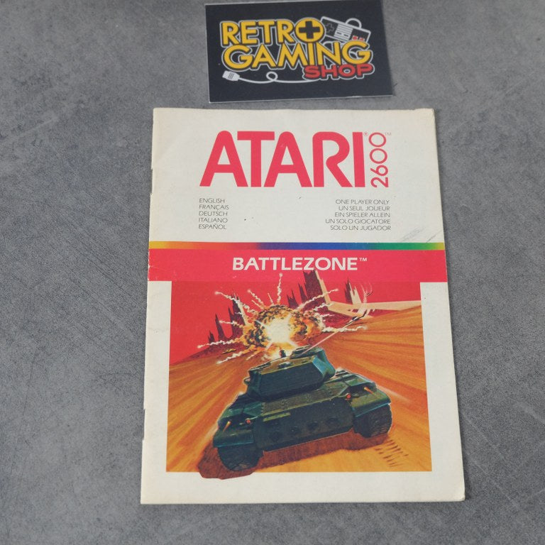 Vendita Libretto Battlezone Atari 2600 - Retrogaming Shop