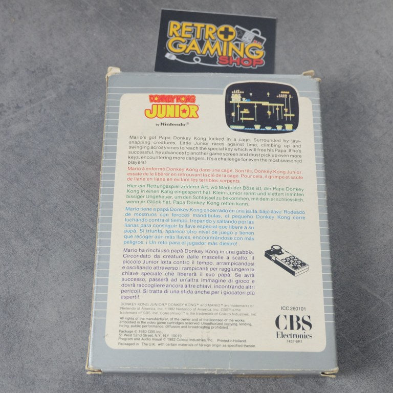 Donkey Kong Junior Coleco Vision CBS