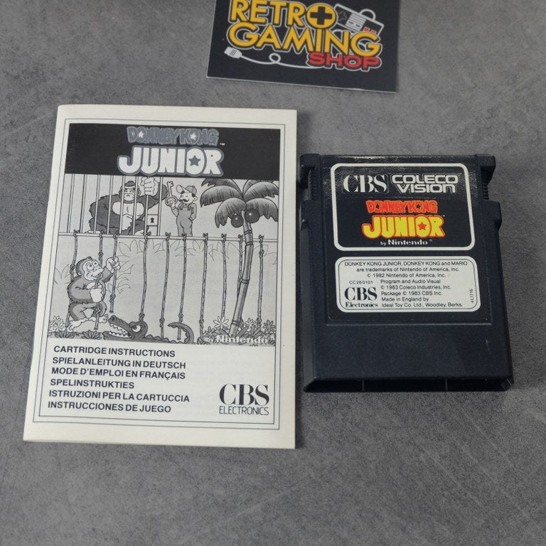 Donkey Kong Junior Coleco Vision CBS