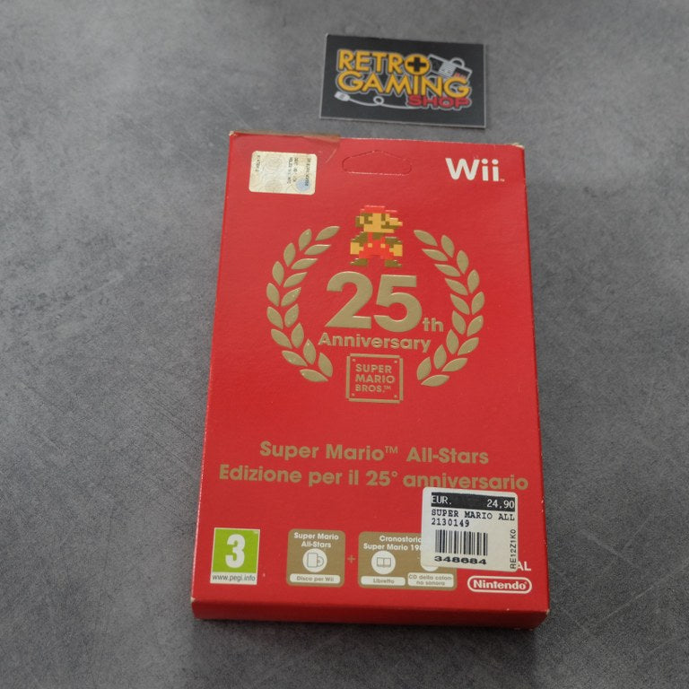 Vendita Super Mario All Stars Edizione Per IL 25° Anniversario - Retrogaming Shop