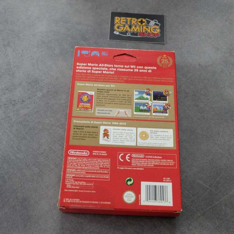 Vendita Super Mario All Stars Edizione Per IL 25° Anniversario - Retrogaming Shop