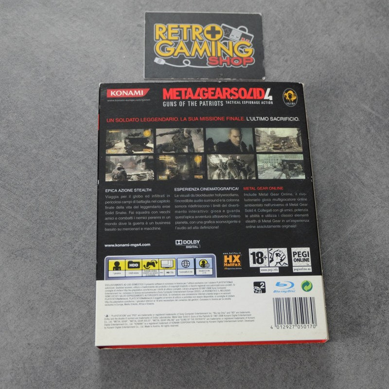 Vendita Metal Gear Solid 4: Guns Of the Patriots - Retrogaming Shop