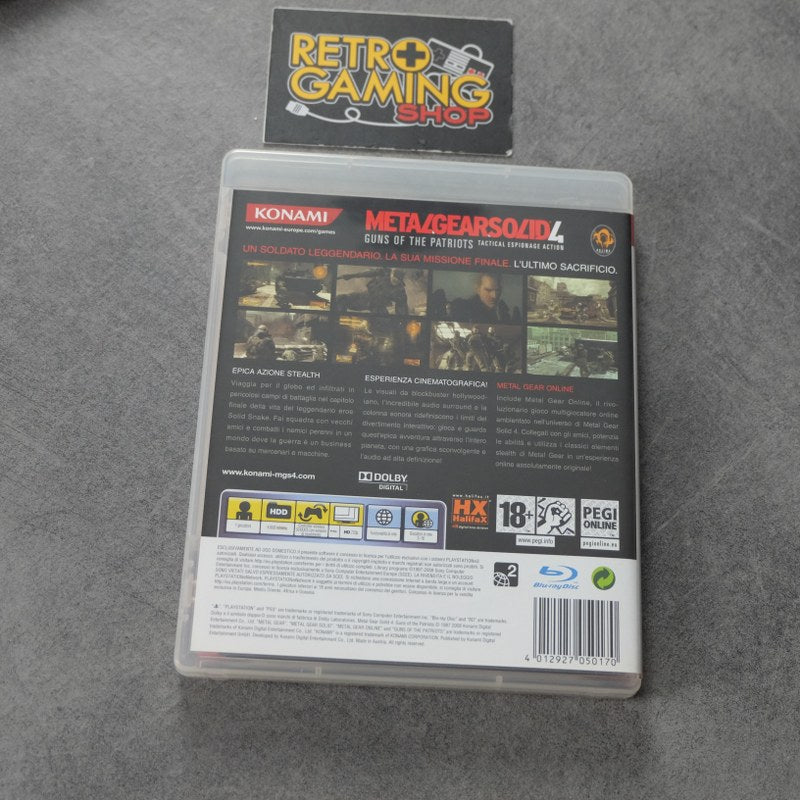 Vendita Metal Gear Solid 4: Guns Of the Patriots - Retrogaming Shop
