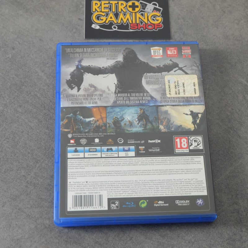 Vendita La Terra di Mezzo L'ombra di Mordor - Retrogaming Shop