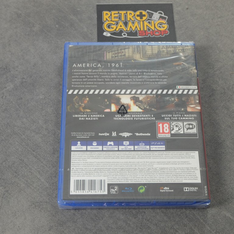 Vendita Wolfenstein 2 The New Colossus Nuovo - Retrogaming Shop