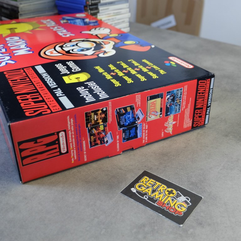Vendita Super Nintendo Five Star Pack Nuovo - Retrogaming Shop