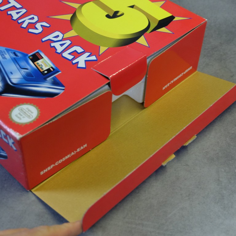 Vendita Super Nintendo Five Star Pack Nuovo - Retrogaming Shop