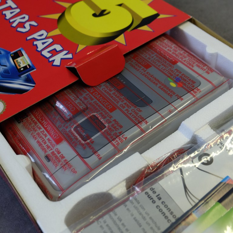 Vendita Super Nintendo Five Star Pack Nuovo - Retrogaming Shop