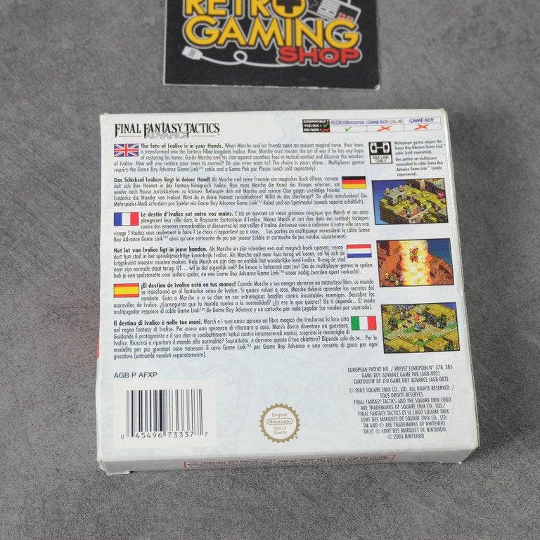 Final Fantasy Tactics Advance Nintendo