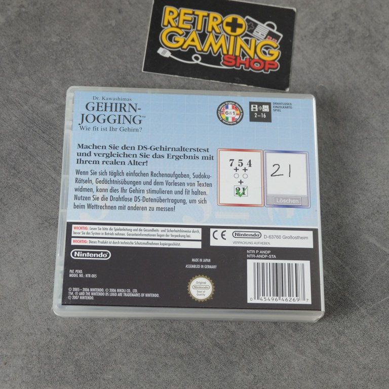 Vendita Brain Training Del Dr.Kawashima ma in Tedesco - Retrogaming Shop