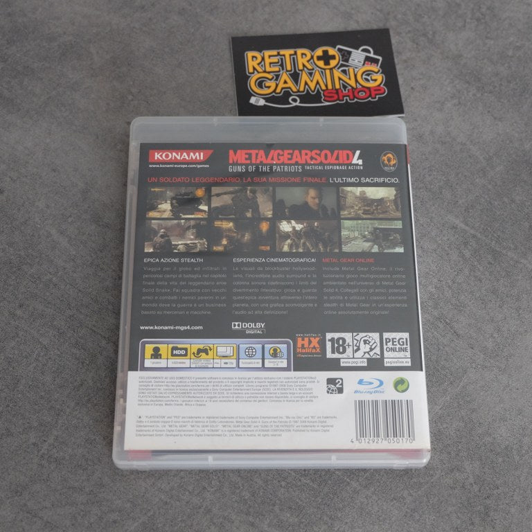 Vendita Metal Gear Solid 4: Guns Of the Patriots - Retrogaming Shop