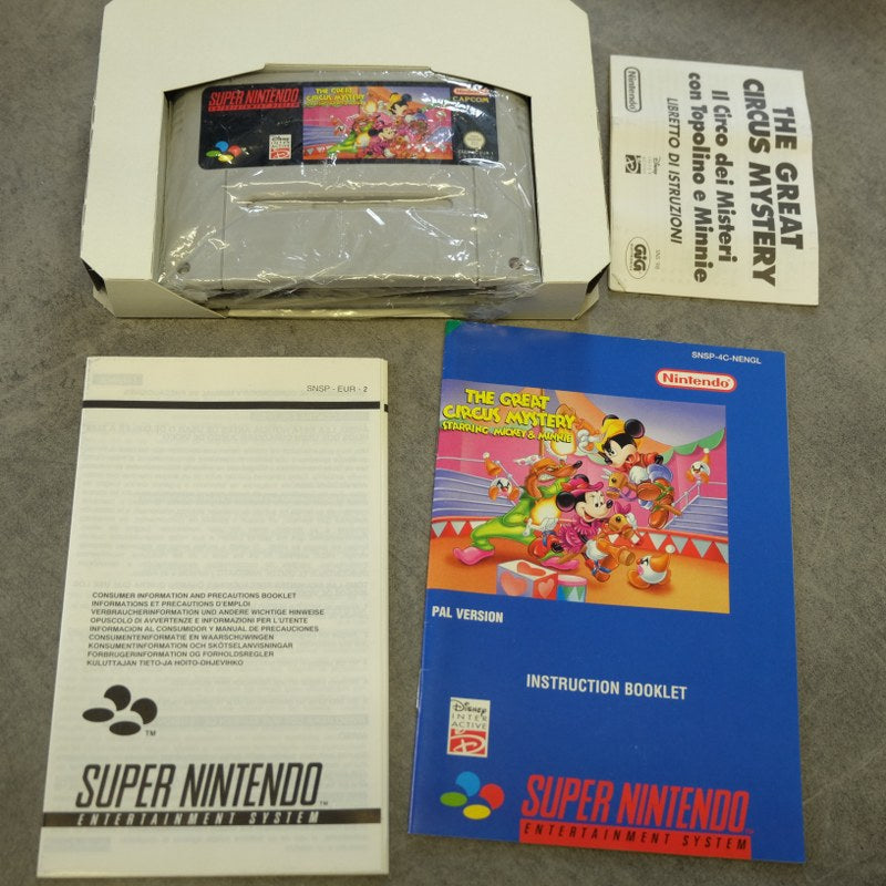The Great Circus Mystery Starring Mickey Mouse Nintendo