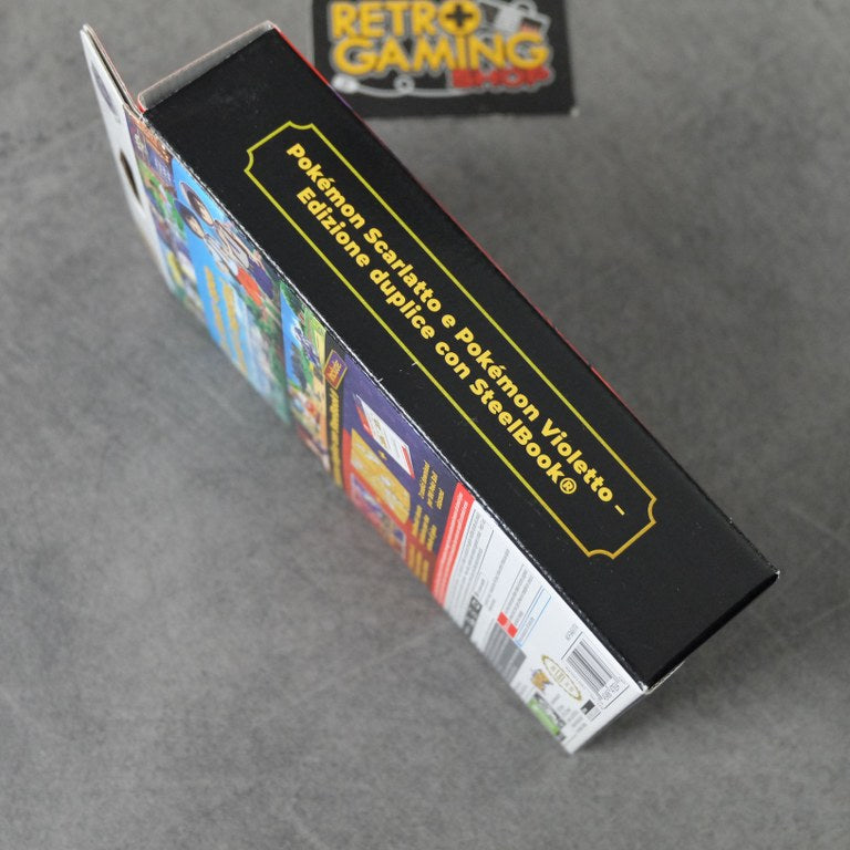 Pokemon Scarlatto/Violetto Edizione duplice Con Steelbook Nuovo Nintendo