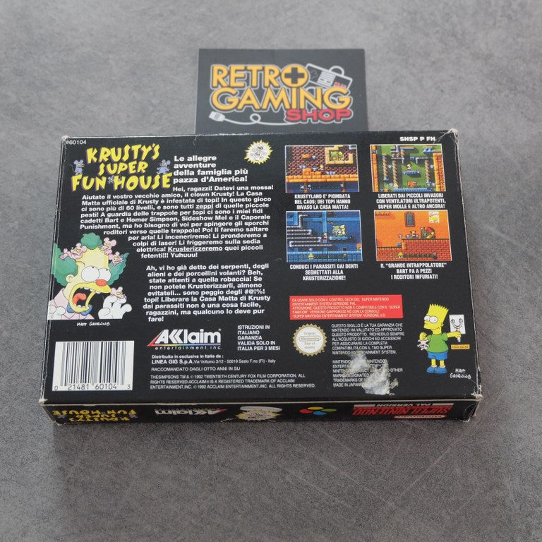 Vendita Krusty Super Fun House - Retrogaming Shop