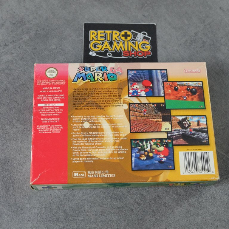 Vendita Super Mario 64 Honk Kong Version - Retrogaming Shop