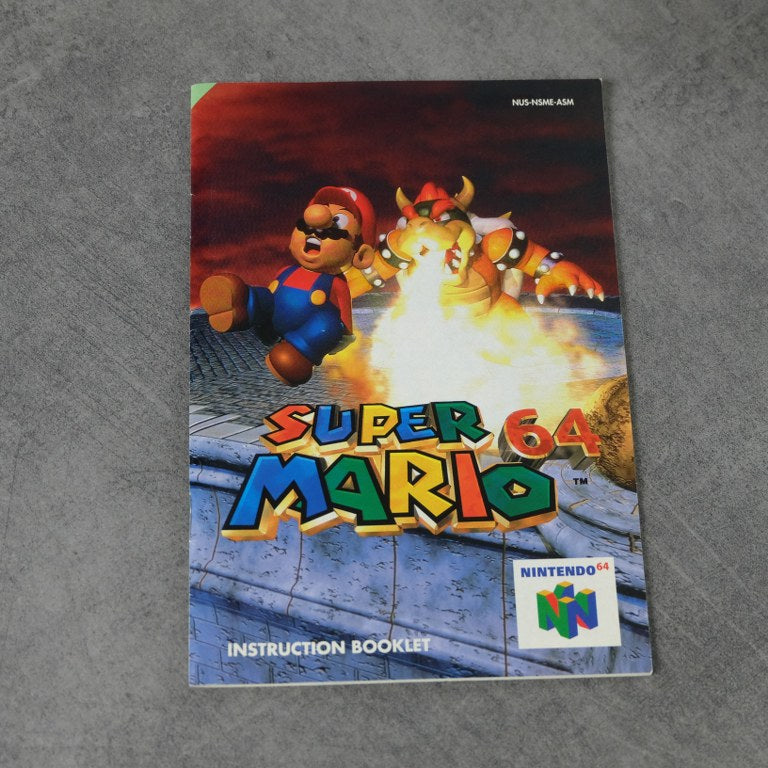 Super Mario 64 Honk Kong Version Nintendo