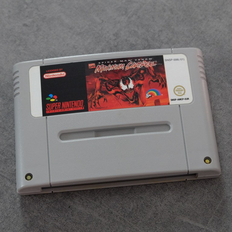 Spider-Man Venom Maximum Carnage Nintendo