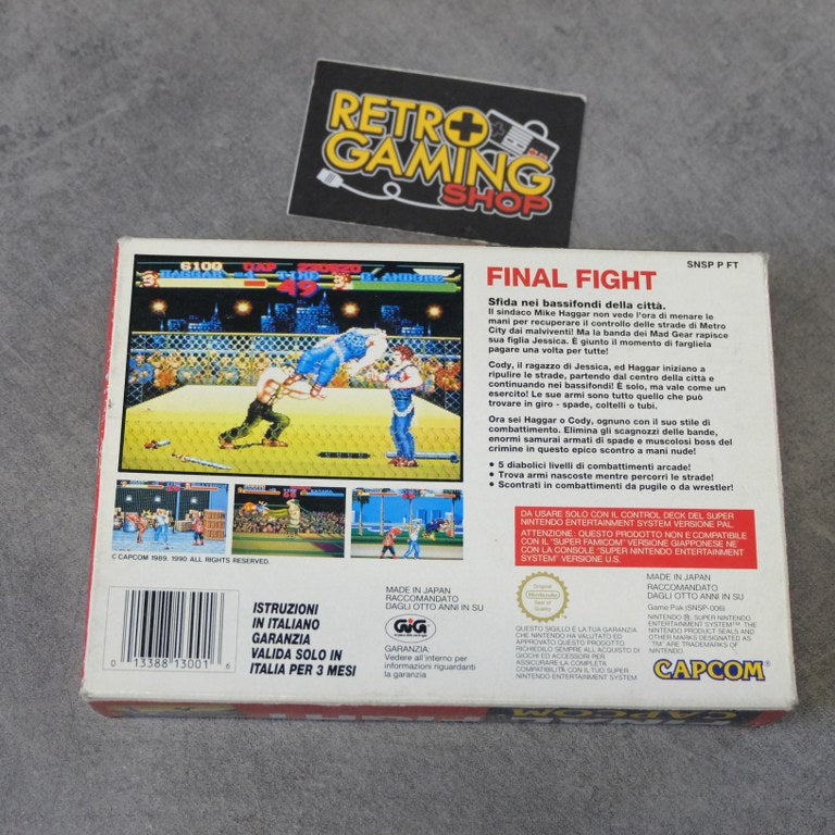 Vendita Final Fight - Retrogaming Shop