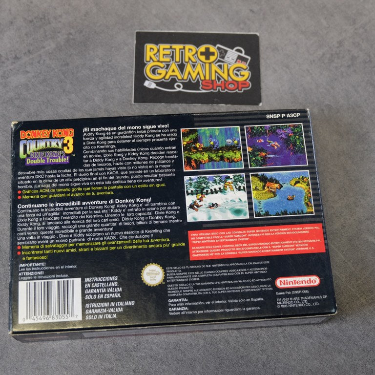 Vendita Donkey Kong Country 3 Dixie Kong's Double Trouble - Retrogaming Shop