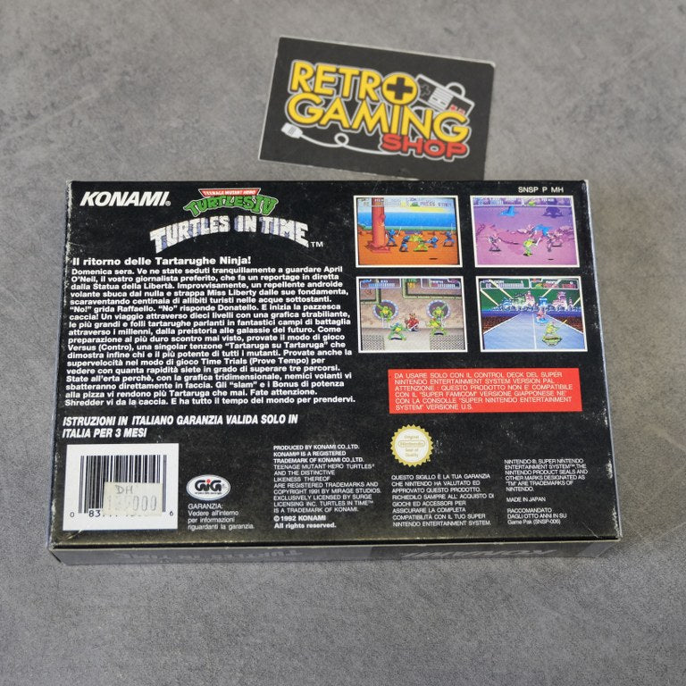 Vendita Teenage Mutant Hero Turtles Iv: Turtles in Time - Retrogaming Shop