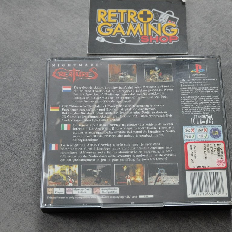 Vendita Nightmare Creatures - Retrogaming Shop
