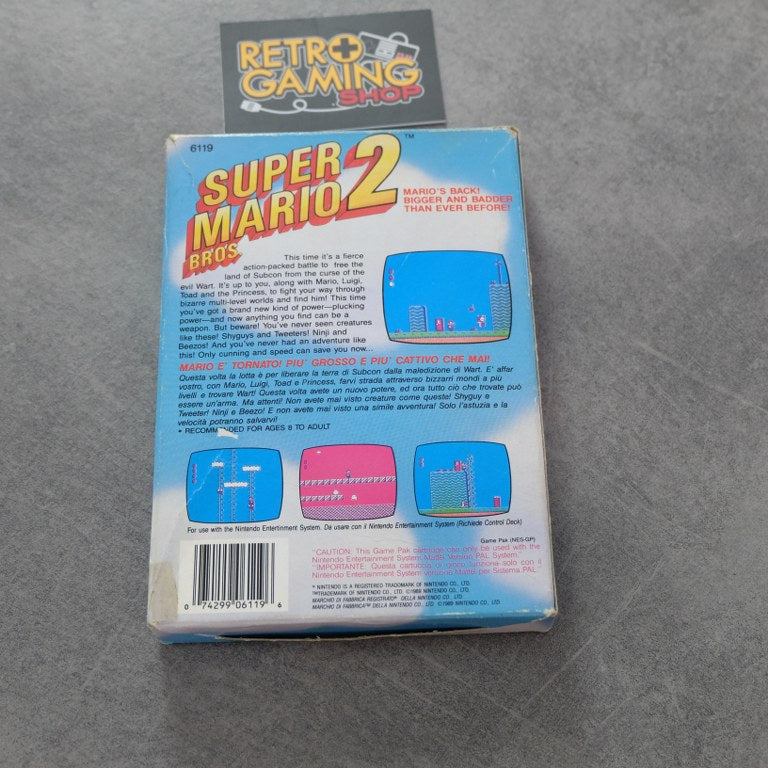 Vendita Super Mario Bros 2 - Retrogaming Shop