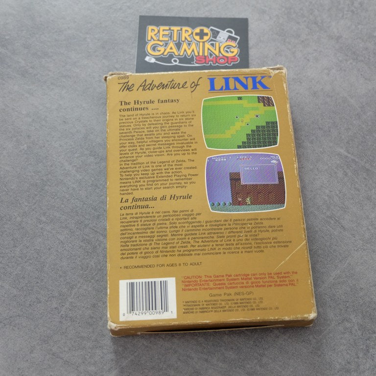 Vendita Zelda 2 the Adventure Of Link - Retrogaming Shop
