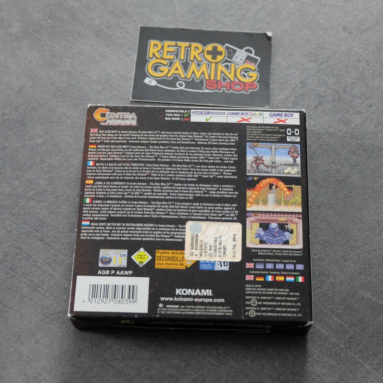 Vendita Contra Advance The Alienwars EX - Retrogaming Shop