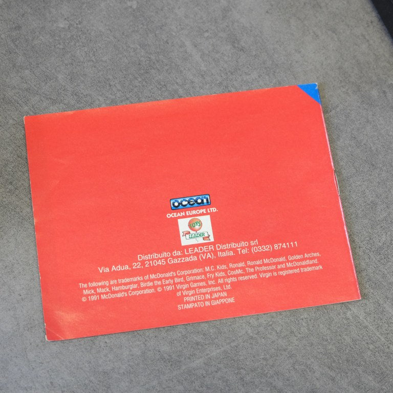 Mcdonaldland Nintendo