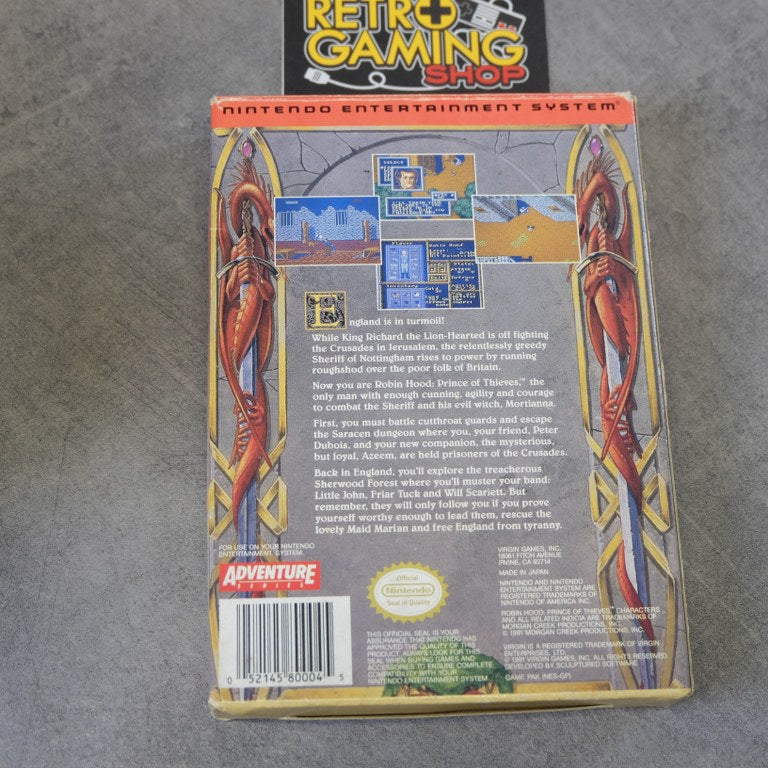 Robin Hood Prince of Thieves Nintendo
