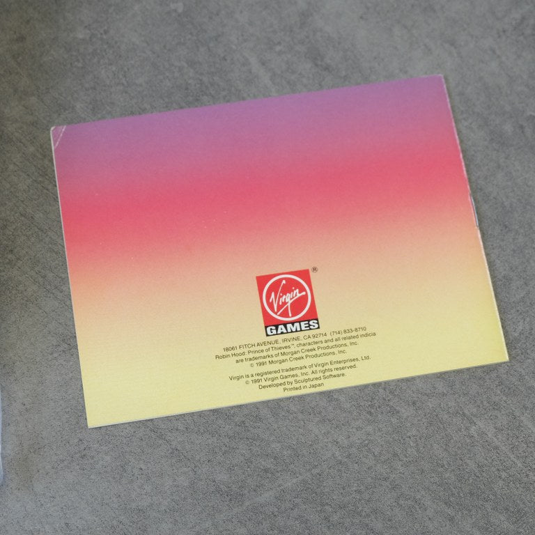 Robin Hood Prince of Thieves Nintendo