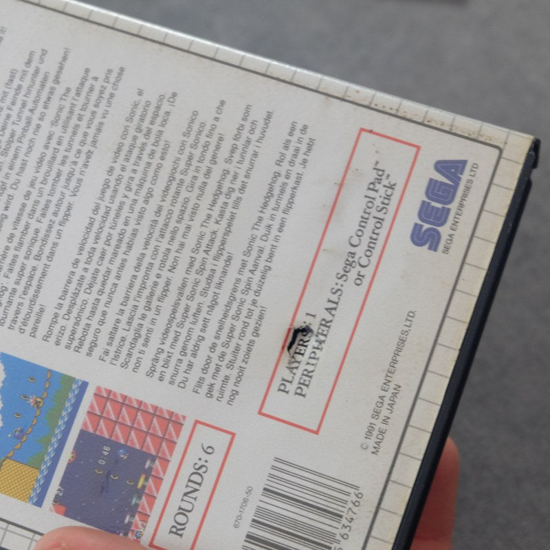 Vendita Sonic the Hedgehog - Retrogaming Shop