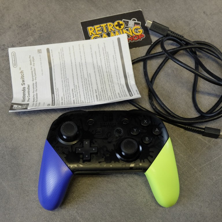 Vendita Nintendo Switch Pro Controller Splatoon 3 - Retrogaming Shop