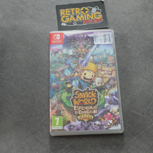 Snack World Esploratori di Dungeon Gold Nintendo