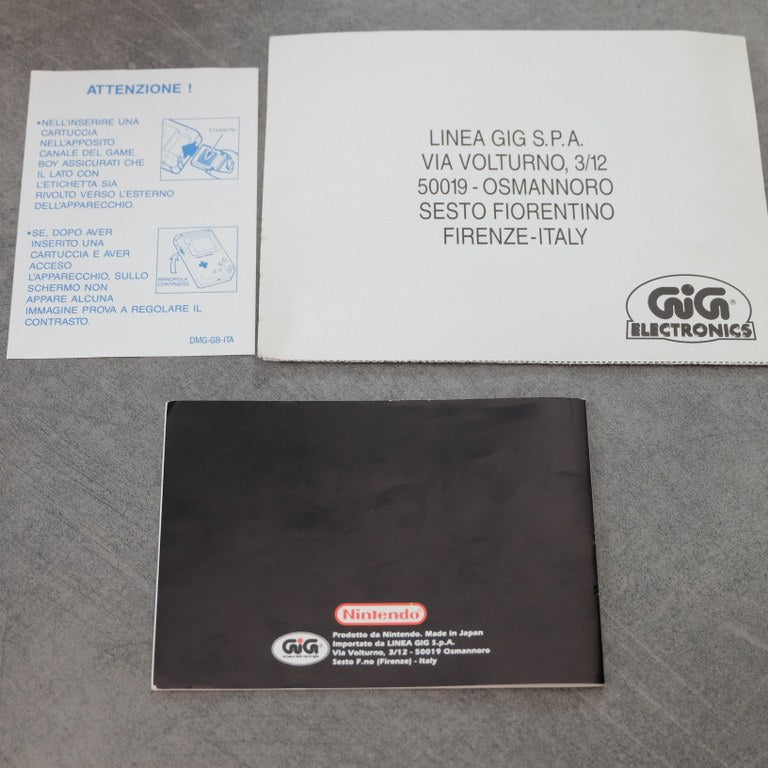 Vendita Game Boy Gig - Retrogaming Shop