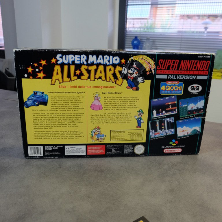 Vendita Super Nintendo Super Mario All Stars Pak GIG - Retrogaming Shop