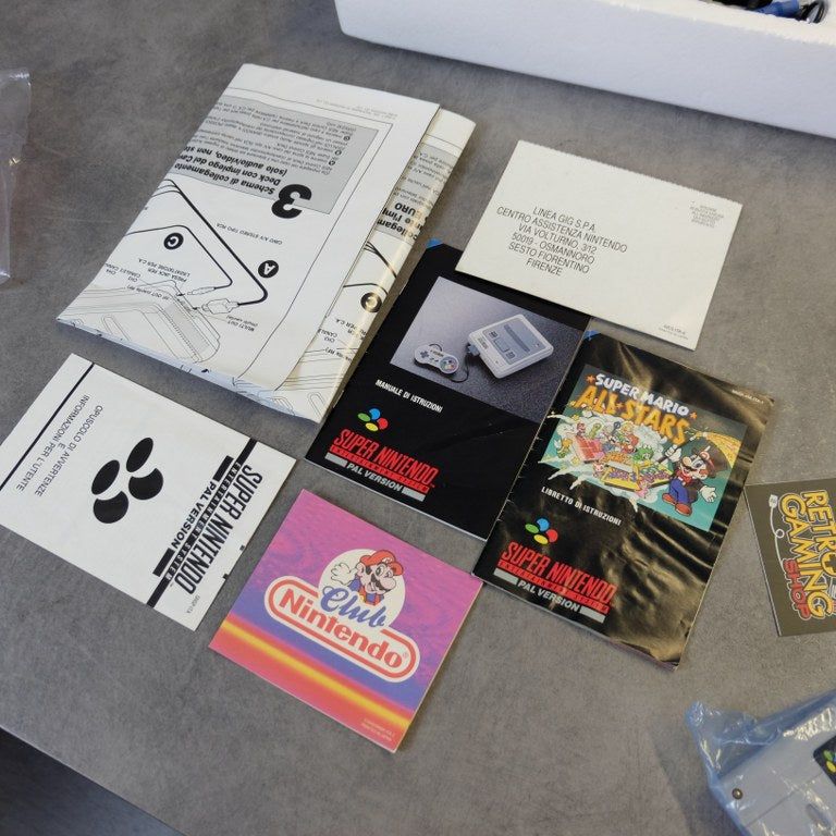 Vendita Super Nintendo Super Mario All Stars Pak GIG - Retrogaming Shop