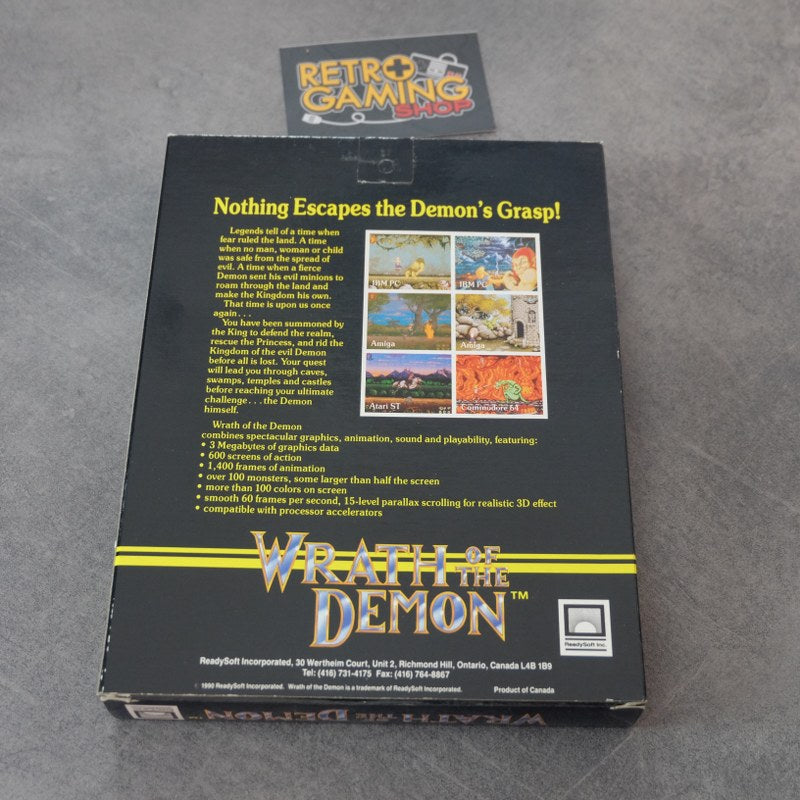 Vendita Wrath of The Demon - Retrogaming Shop