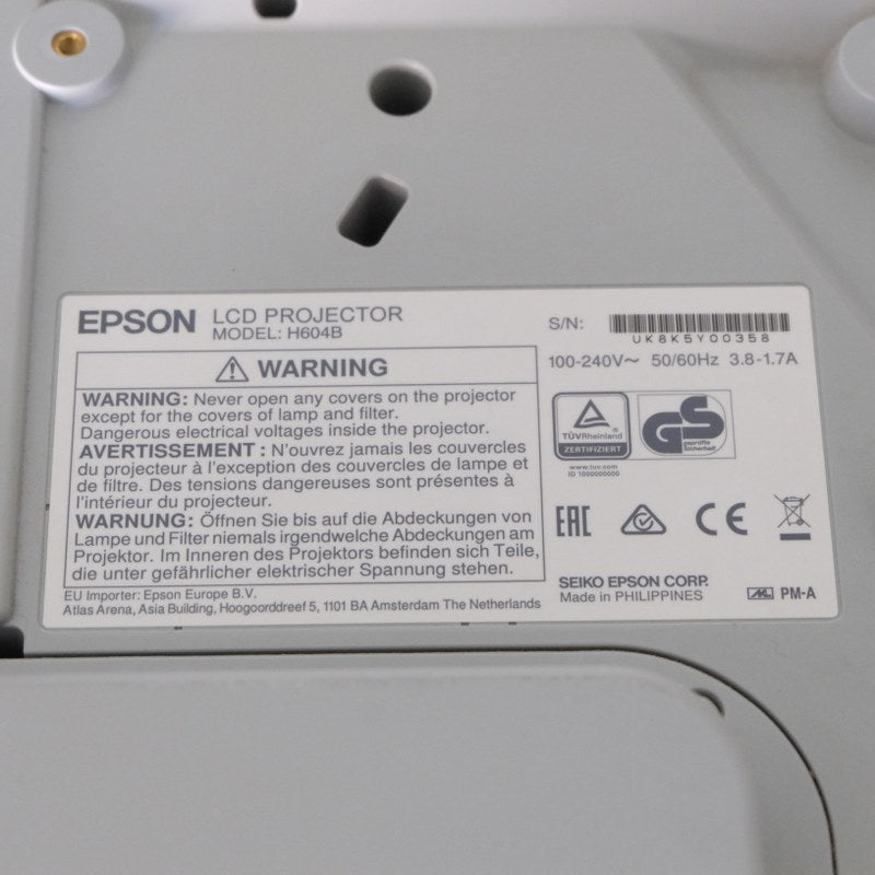 Epson LCD Projector H604B