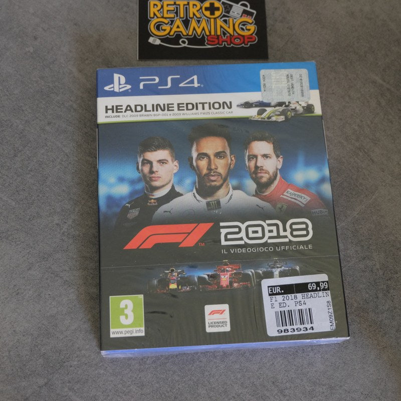 Vendita F1 2018 Nuovo - Retrogaming Shop