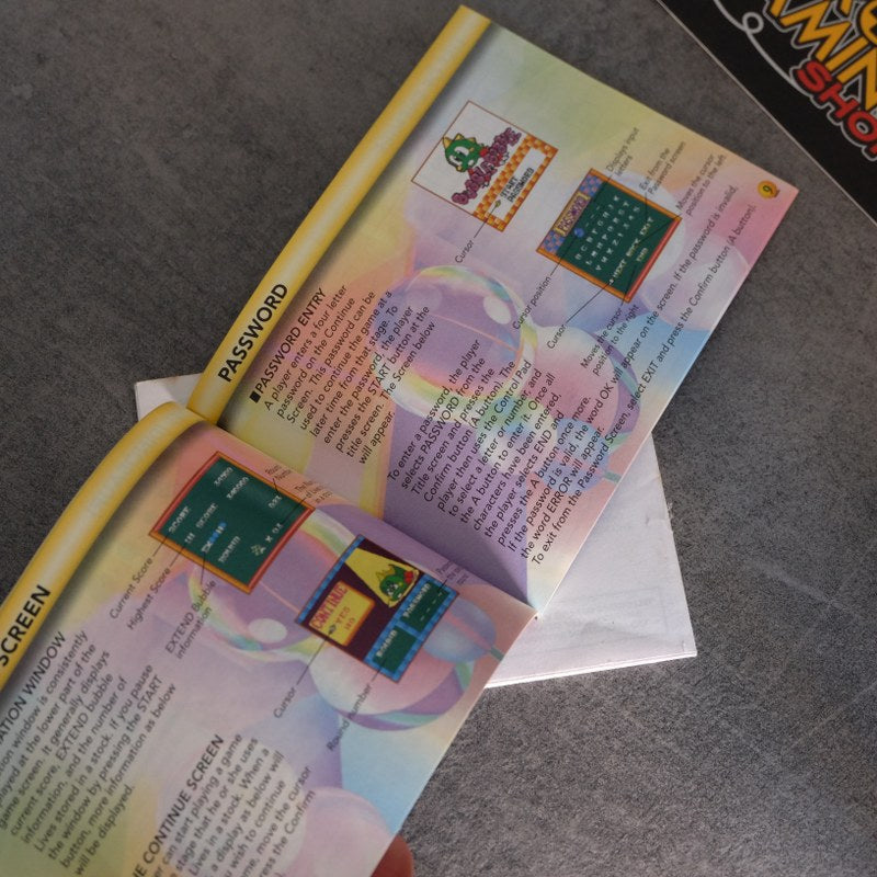 Vendita Libretto Bubble Bobble - Retrogaming Shop